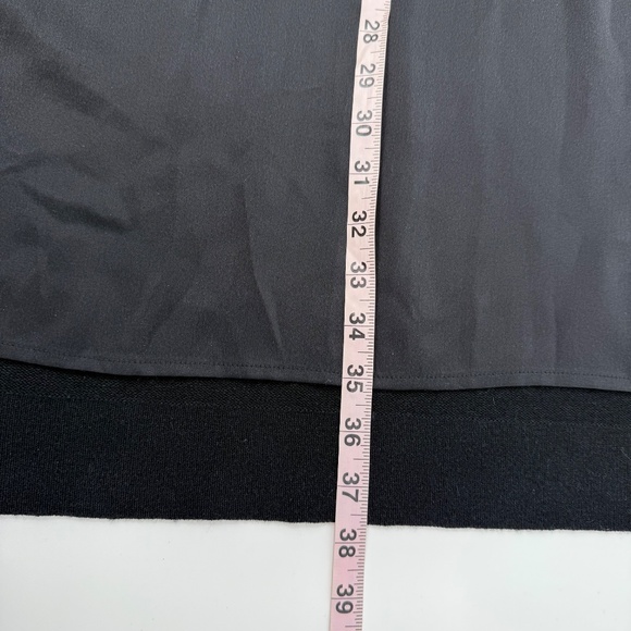 Sundance Dress Women Medium Black Wool Sweater Silk Blend Preppy Minimal Luxury - Picture 14 of 15